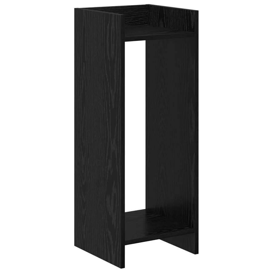 Support de Plante Chêne Noir 30 x 30 x 80 cm Bois d’ingénierie - 2