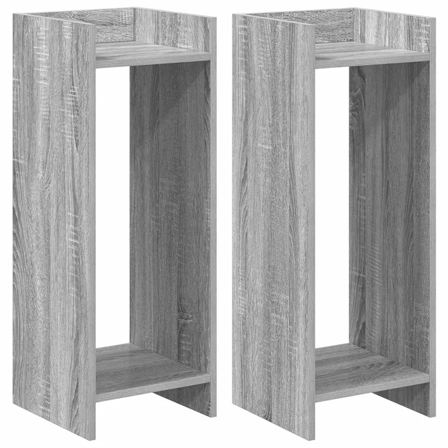 Support de Plante 2 pc Gris Sonoma 30 x 30 x 80 cm - 2