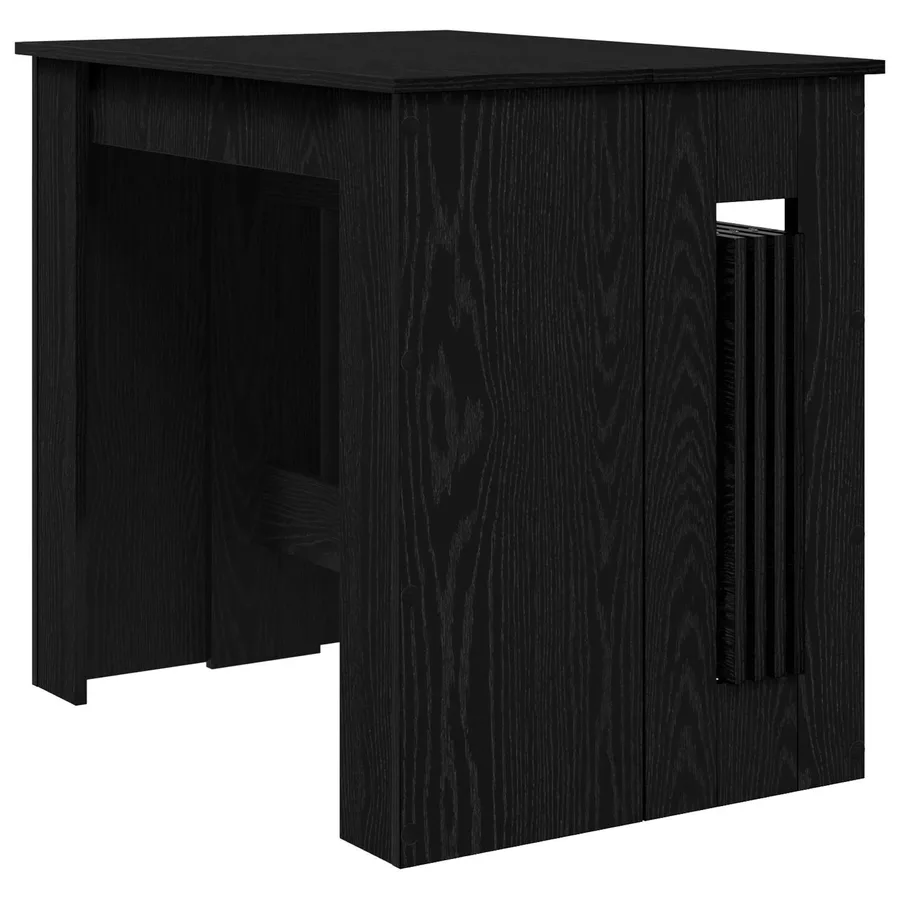 Table à dîner 240 x 85 x 75 cm Bois d'ingénierie Chêne noir - 5