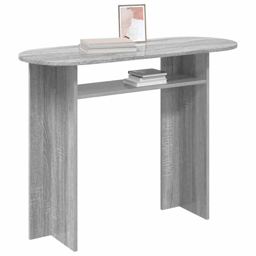 Table console Sonoma gris 100 x 39,5 x 75 cm Bois d'ingénierie - 3