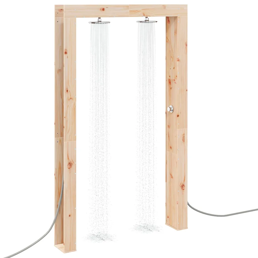 Douche d'extérieur 226 cm Naturel - 3