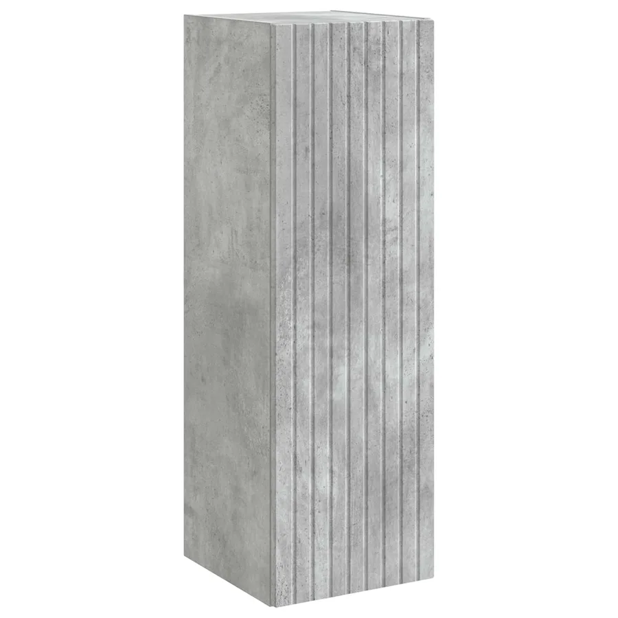 Ensemble d'armoire de salle de bain 5 pcs Gris béton - 6