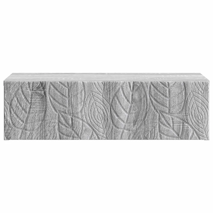 Table d'appoint murale Sonoma gris 87,5 x 34,5 x 17 cm - 4