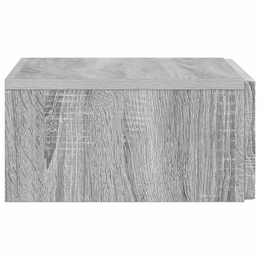 Table d'appoint murale Sonoma gris 87,5 x 34,5 x 17 cm - 5