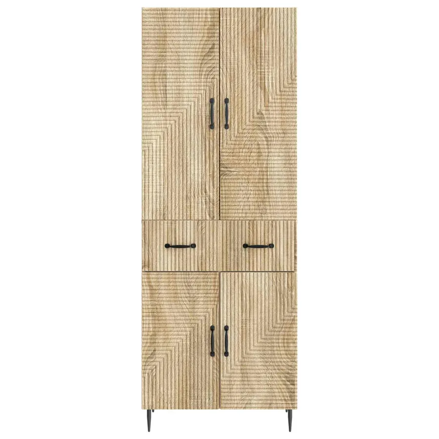 Ensemble de Meubles 2 pcs Chêne Sonoma 66 x 34,5 x 89,5 cm - 5