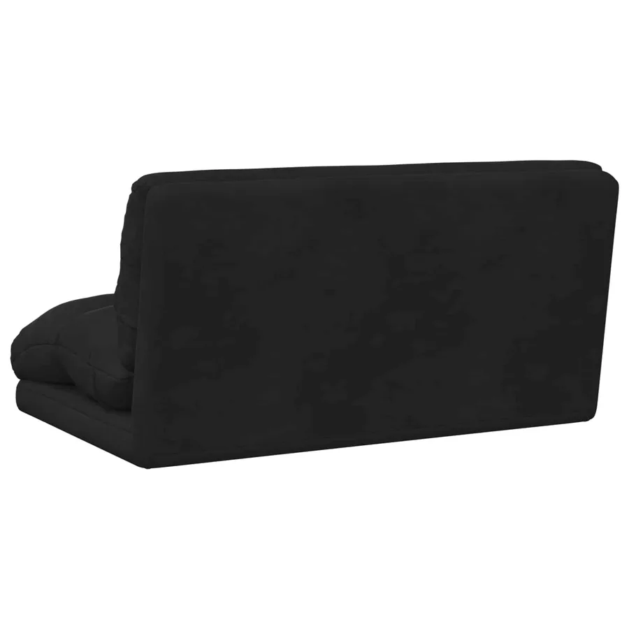 Fauteuil de sol ajustable Noir Velours - 6