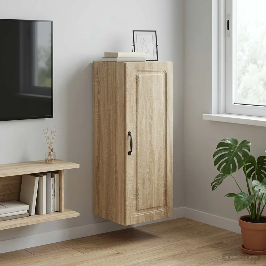 Armoire Murale Chêne Sonoma 33 x 34,5 x 90 cm Bois d'ingénierie