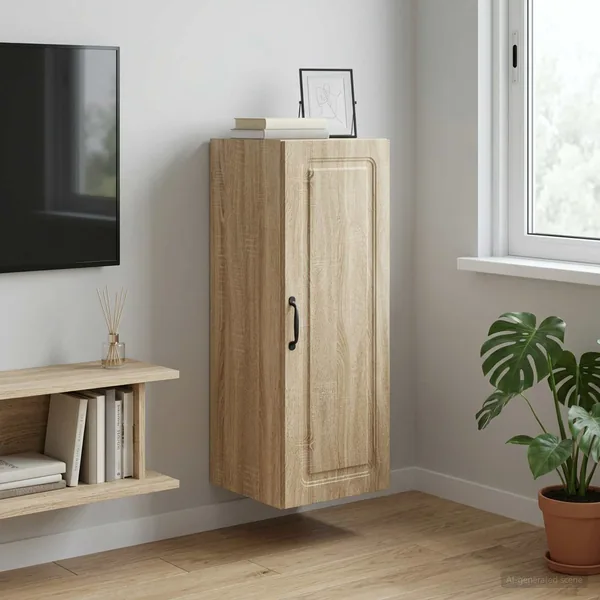 Armoire Murale Chêne Sonoma 33 x 34,5 x 90 cm Bois d'ingénierie