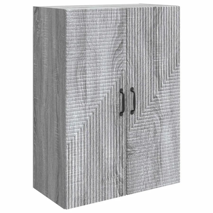 Armoire Murale Sonoma gris 66 x 34,5 x 90 cm Bois d'ingénierie - 2