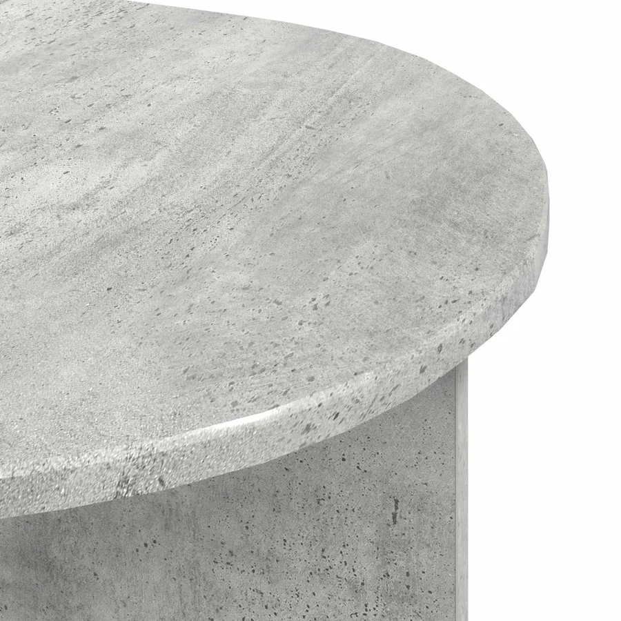 Table basse Gris béton 100 x 50 x 40 cm Bois d'ingénierie - 8