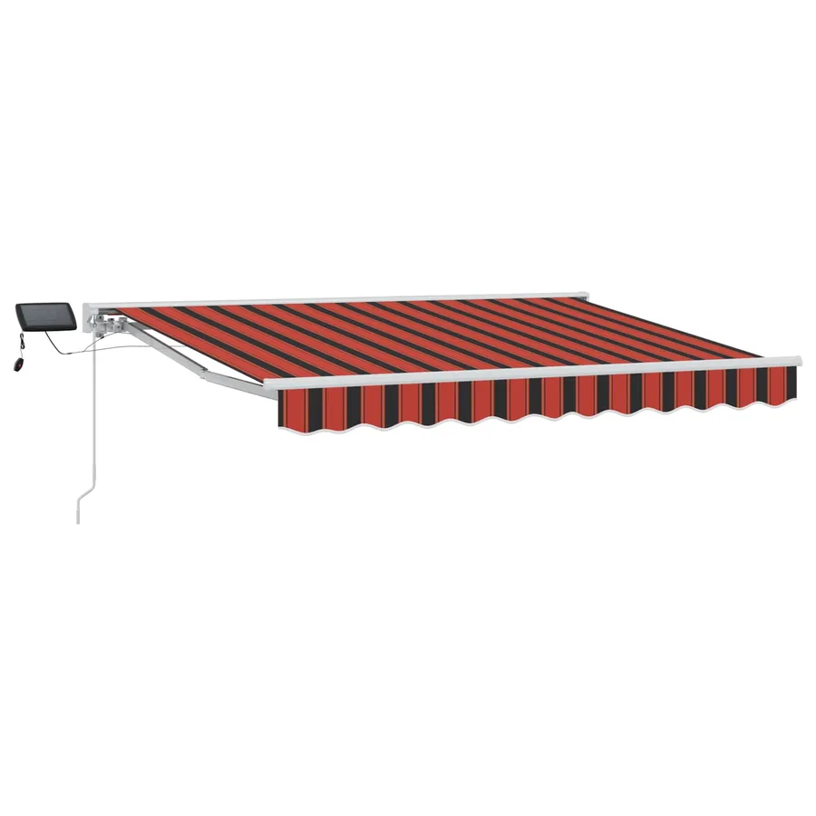 Cadre de store manuel avec LEDs 3,5 x 2,5 m - 2