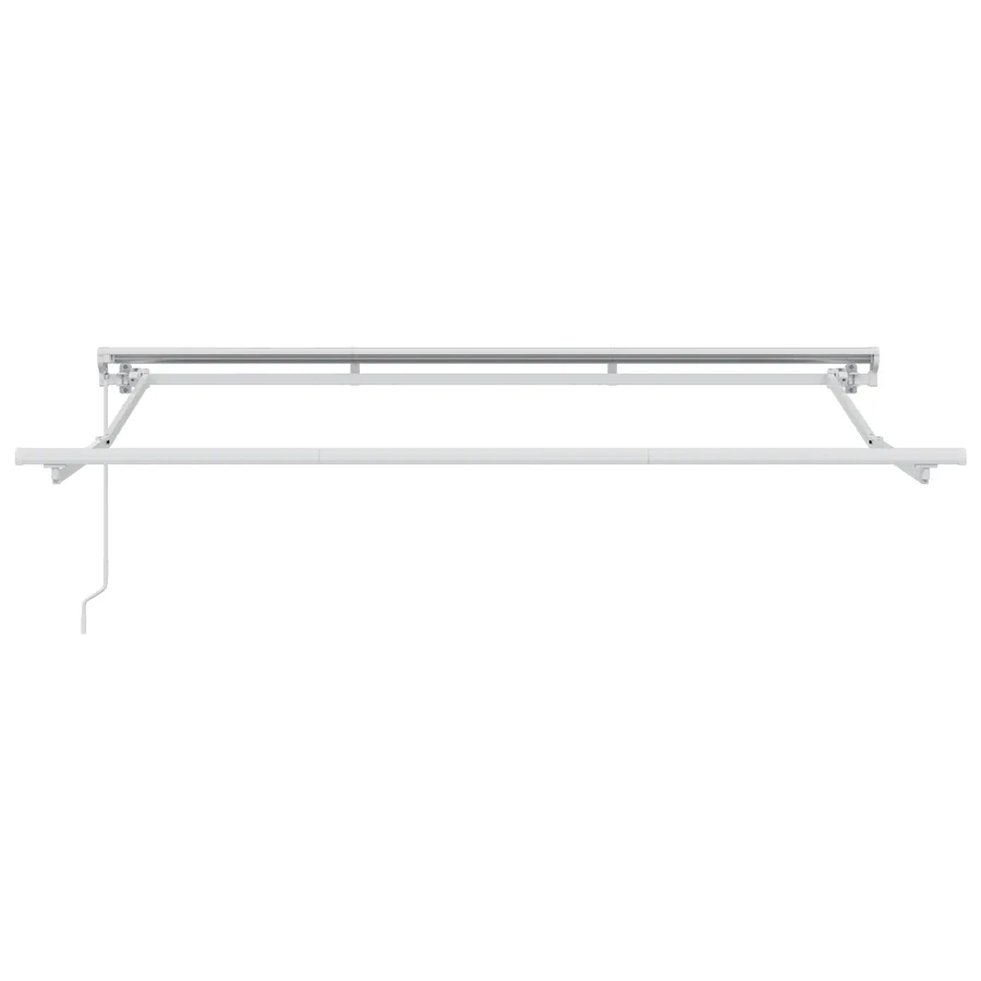 Auvent rétractable manuel Orange 3,5 x 2,5 m - 5