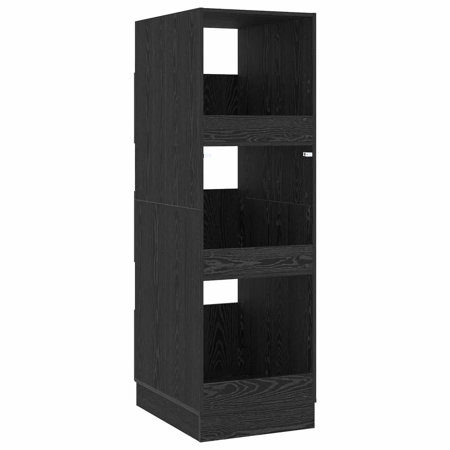 Armoire à Laver Chêne noir 50 x 68 x 162 cm Bois d'ingénierie - 8
