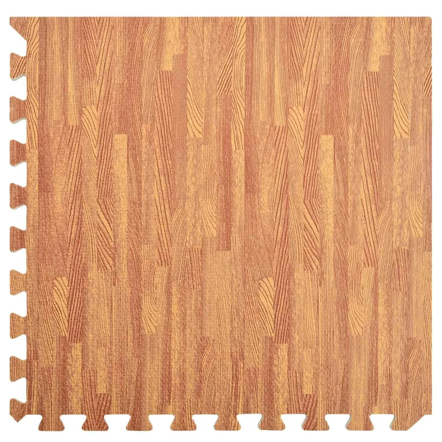 Tapis de sol de piscine 6 pcs bois 4,32 ㎡ Mousse EVA - 4
