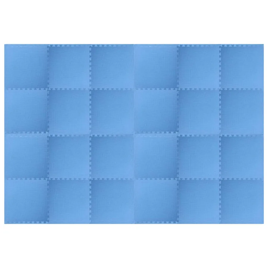 Tapis de sol de piscine 24 pcs Bleu 8,64 ㎡ Mousse EVA - 3