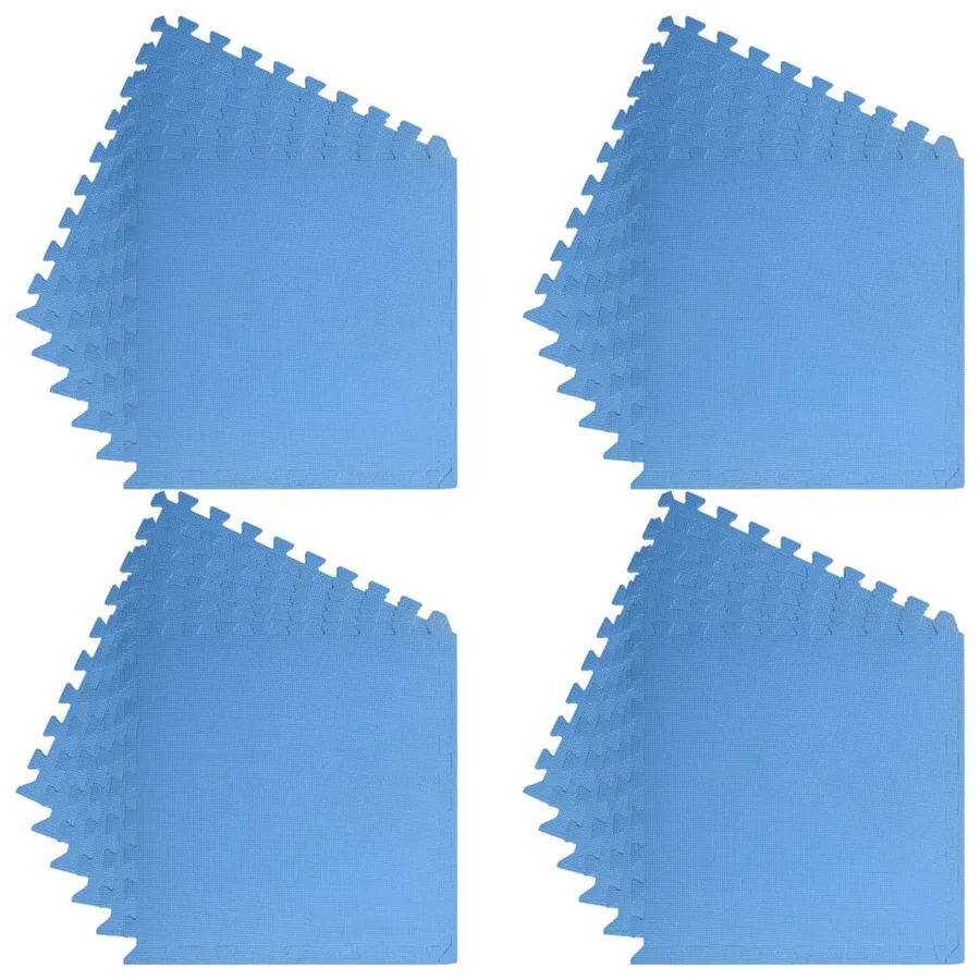 Tapis de sol de piscine 24 pcs Bleu 8,64 ㎡ Mousse EVA - 5
