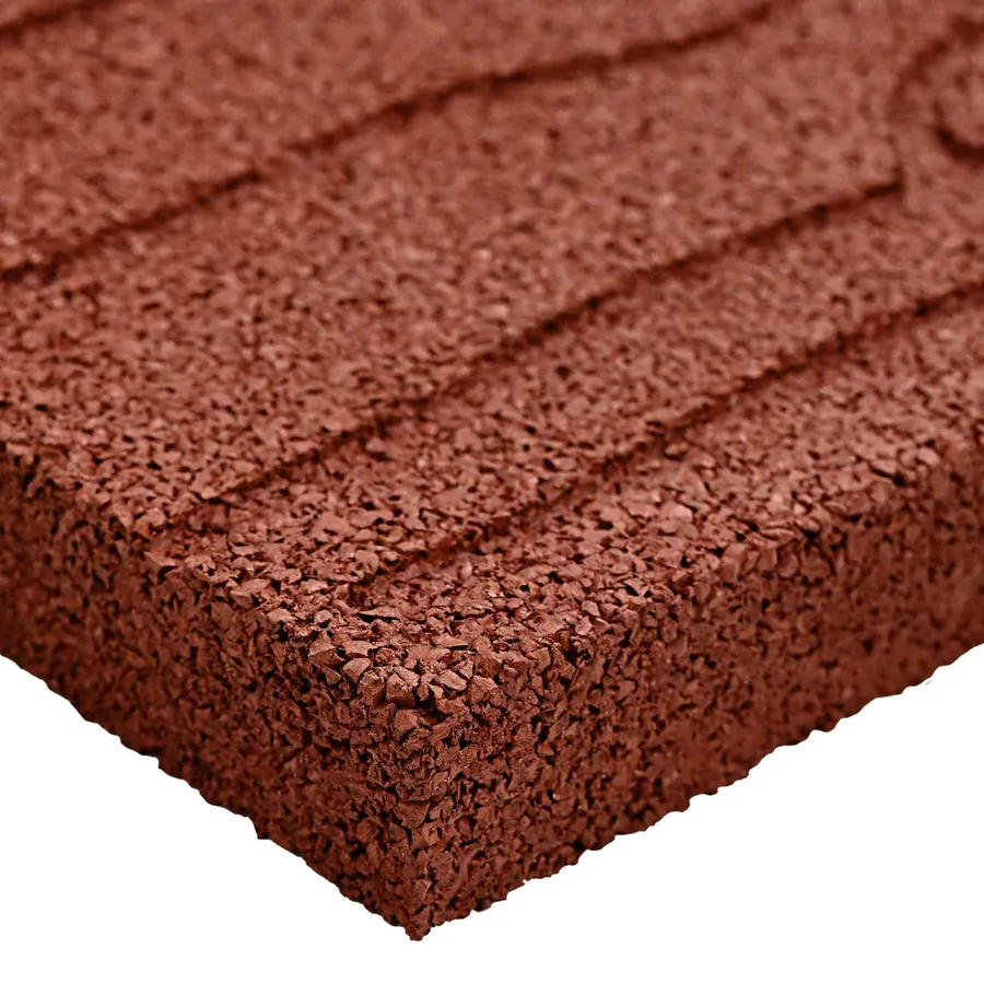 Pierre de marchage 6 pcs Rouge 60,5 x 25 x 2 cm Caoutchouc - 7