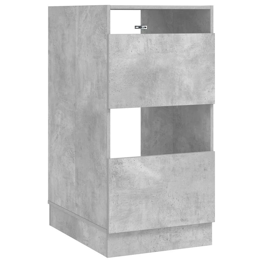Armoire à Laver avec stockage Béton Bois d'ingénierie - 2