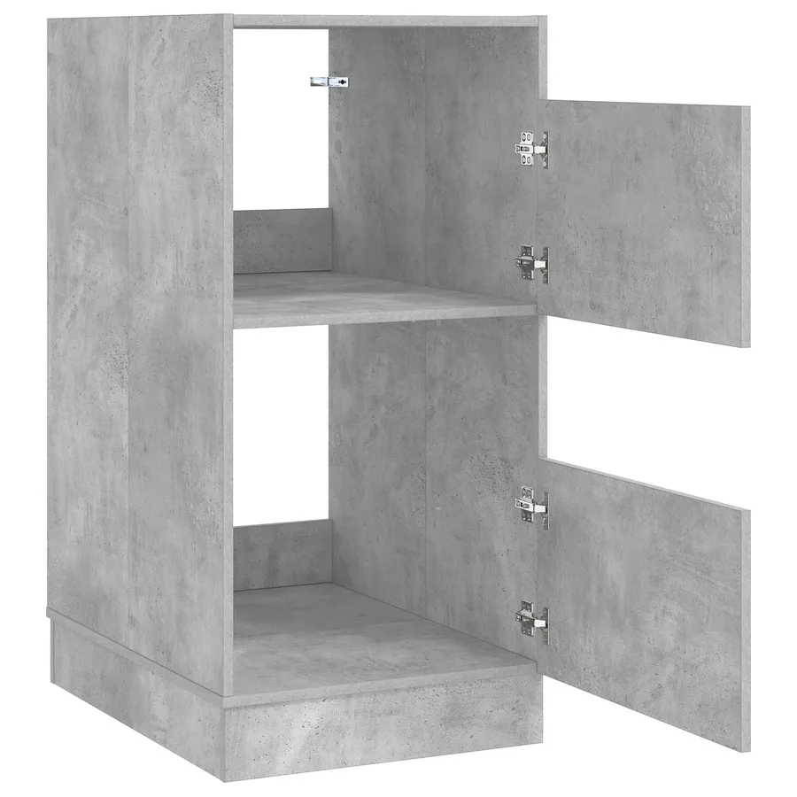 Armoire à Laver avec stockage Béton Bois d'ingénierie - 5
