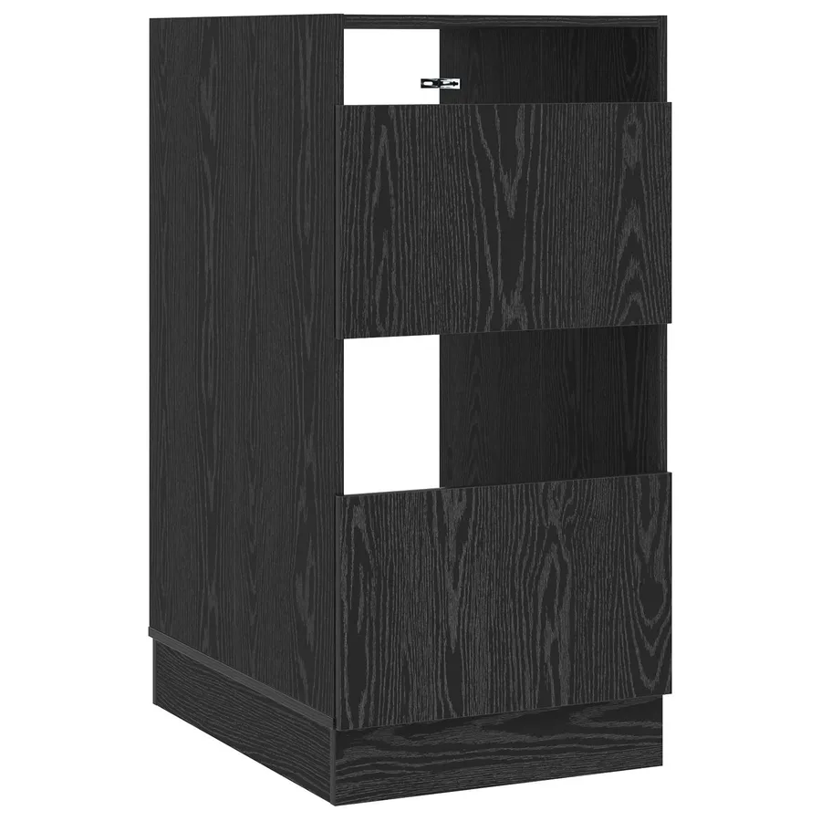 Armoire à Laver Chêne noir 50 x 68 x 102 cm Bois d'ingénierie - 2