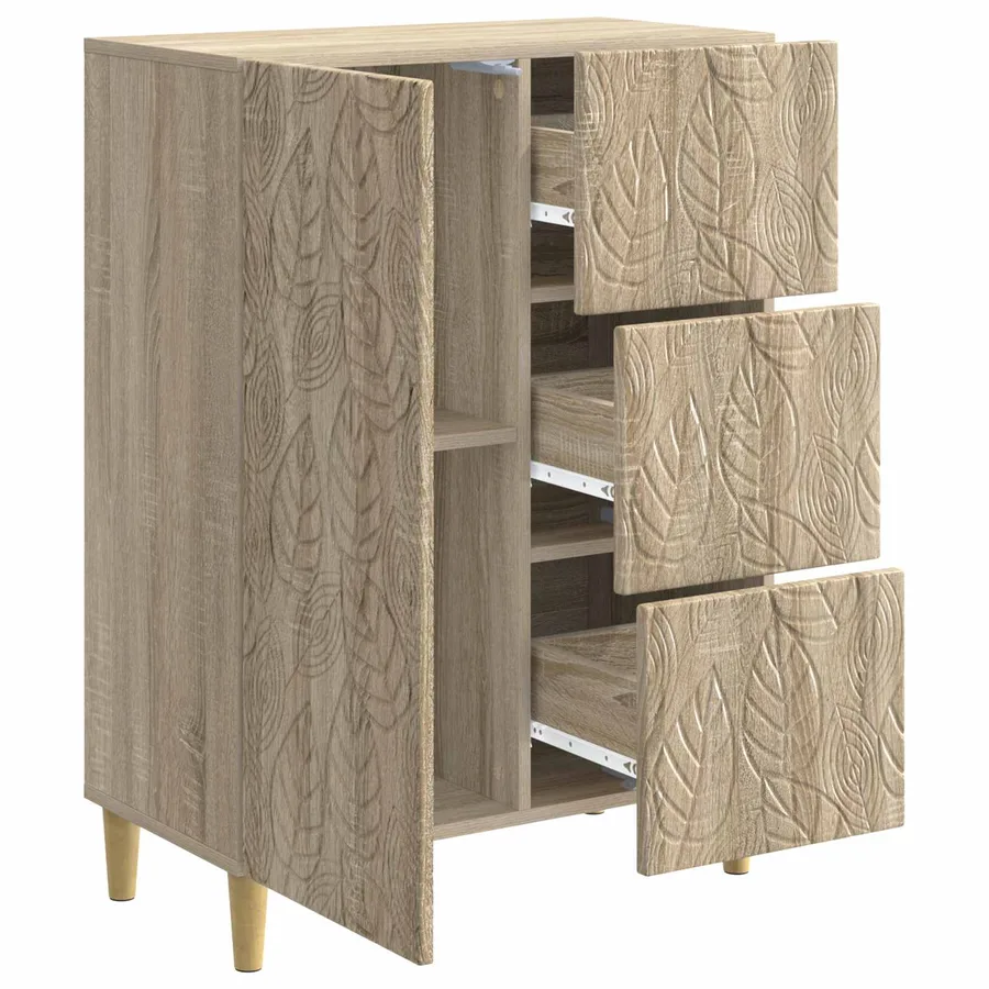 Buffet Chêne Sonoma 66 x 34,5 x 90 cm Bois d'ingénierie - 4