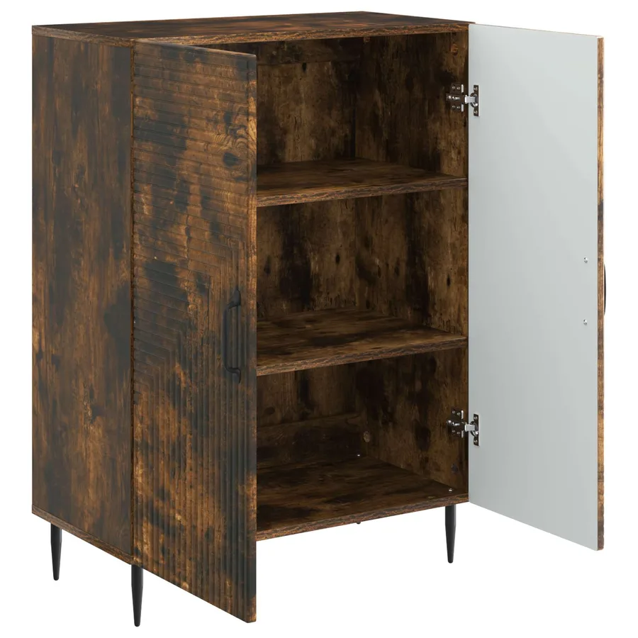 Buffet Chêne fumé 66 x 34,5 x 89,5 cm Bois d'ingénierie - 5