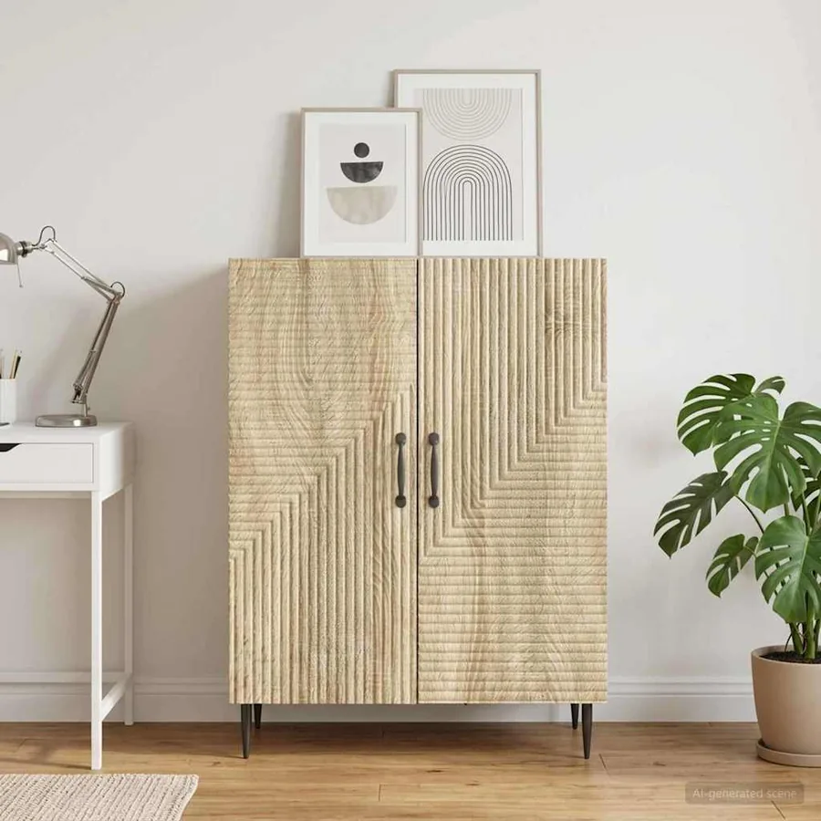 Buffet Chêne Sonoma 66 x 34,5 x 89,5 cm Bois d'ingénierie