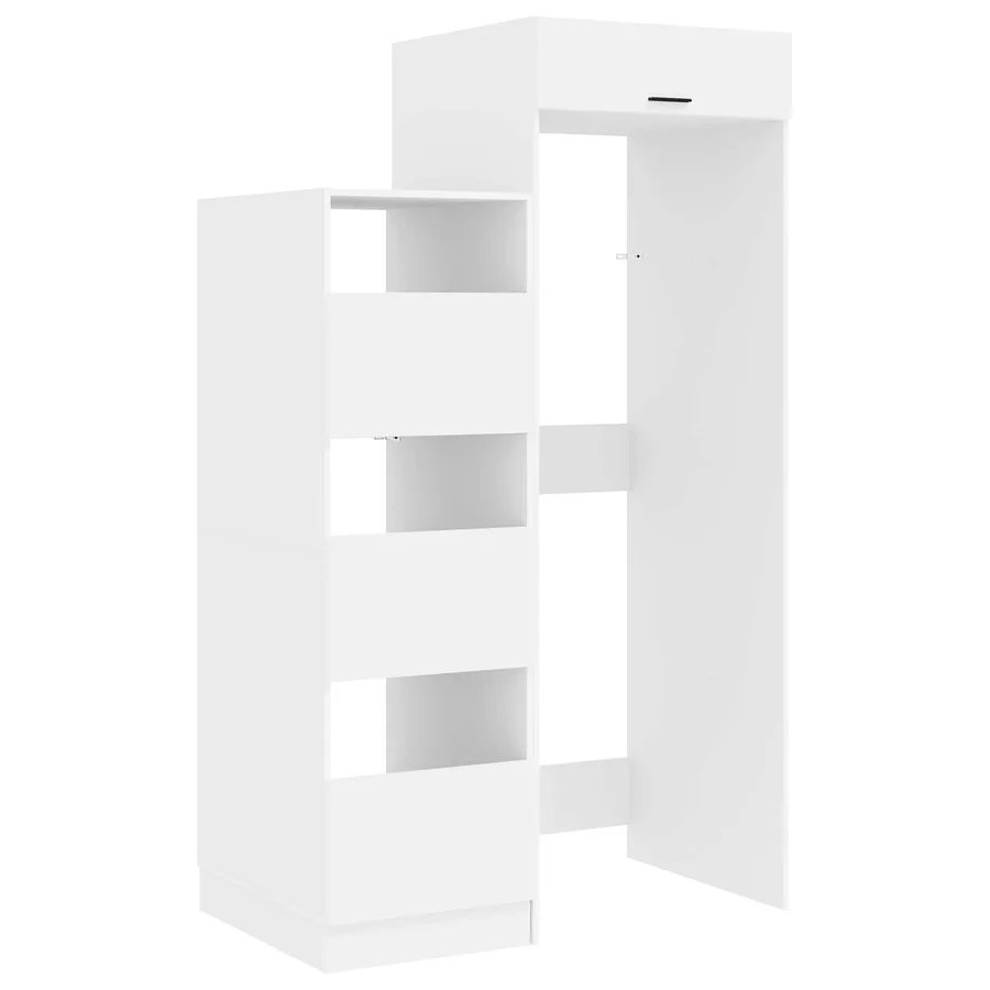 Ensemble de meubles de rangement pour la buanderie 2 pc Blanc - 2