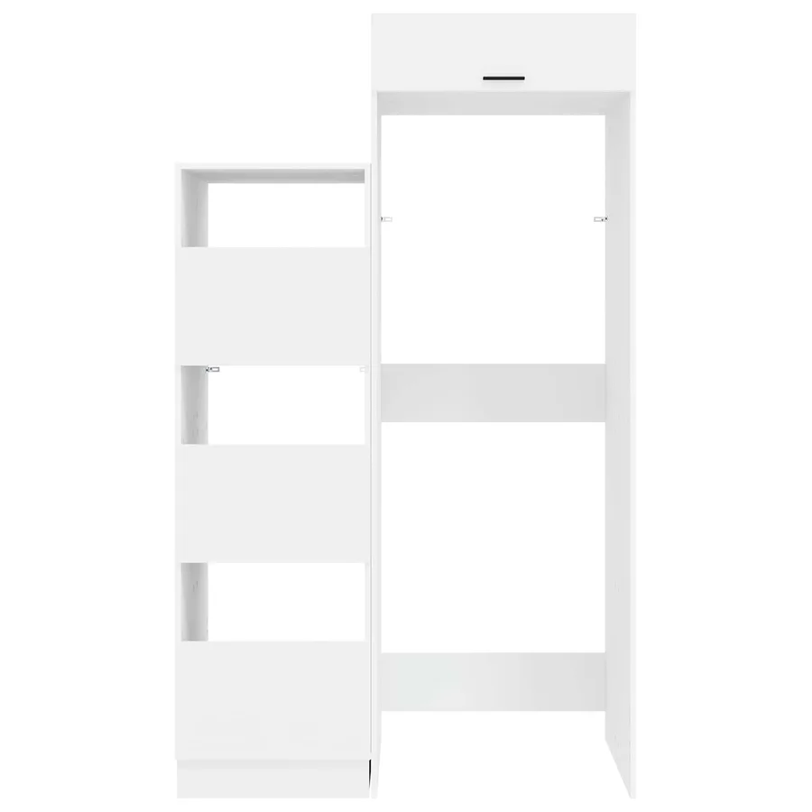 Ensemble de meubles de rangement pour la buanderie 2 pc Blanc - 7