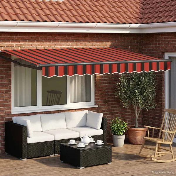 Auvent rétractable électrique 3,5 x 2 m