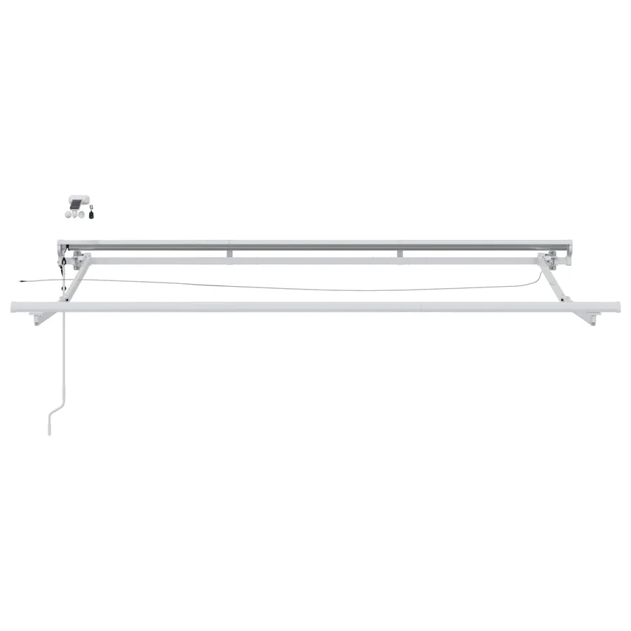 Auvent rétractable électrique Blanc 3,5 x 2,5 m - 7