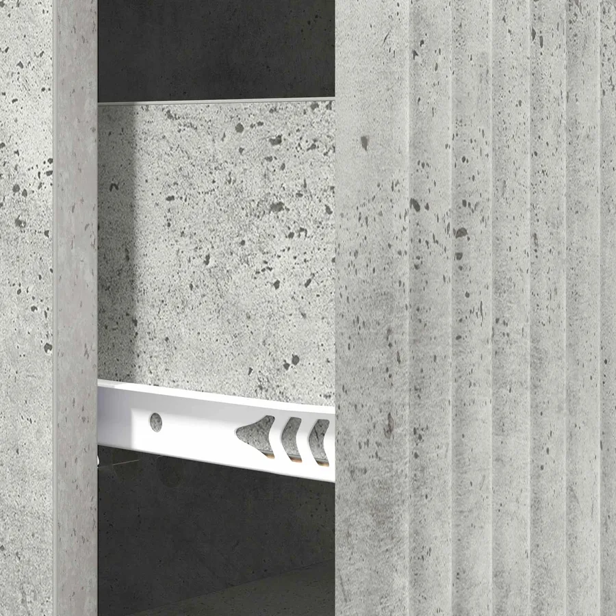 Armoire à tiroirs Gris béton 33 x 34,5 x 89,5 cm - 8