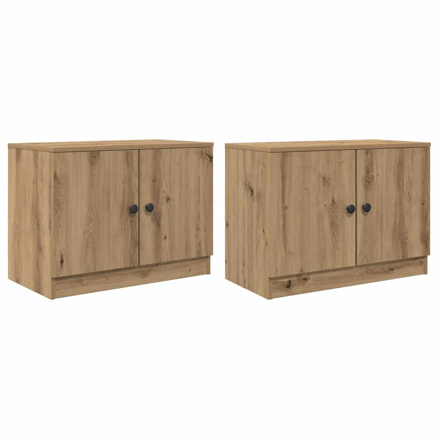 Armoire de rangement pour lit mezzanine 2 pc Chêne artisanal - 4
