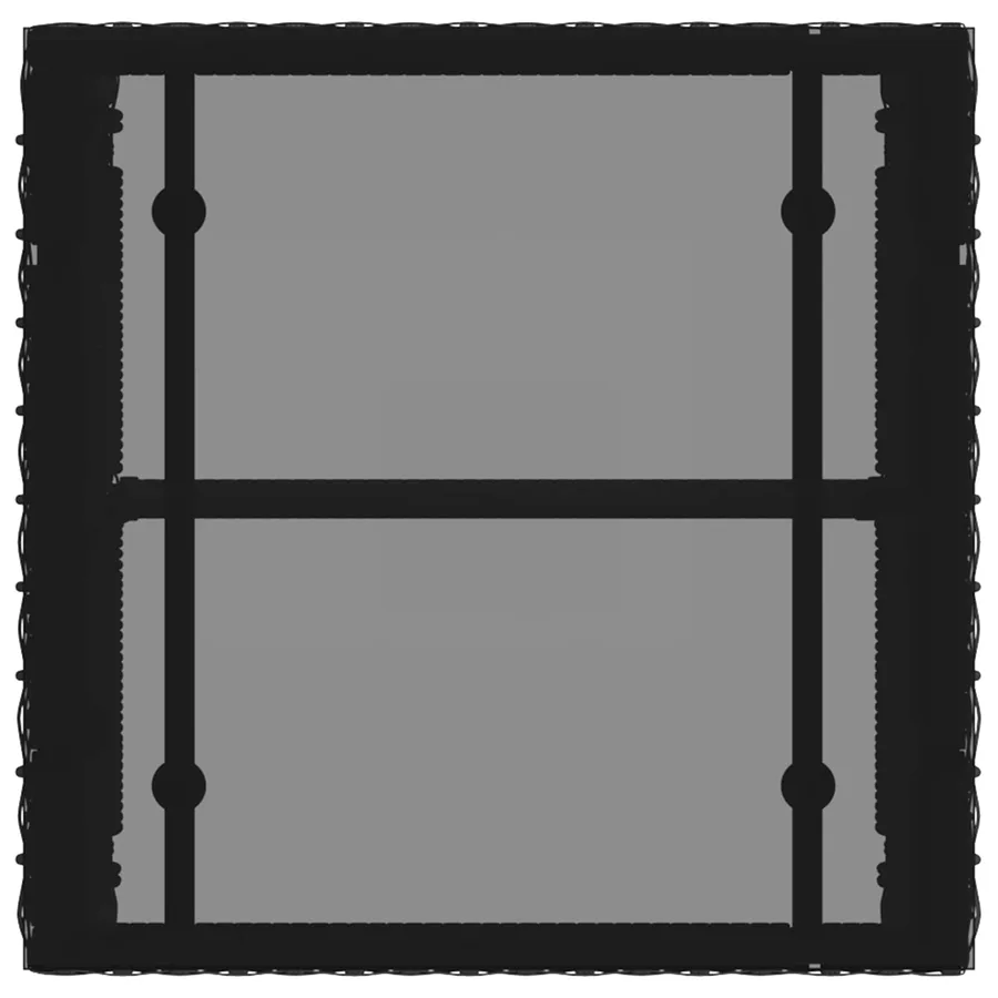 Ensemble de meubles d'extérieur 11 pcs Noir et turquoise - 10