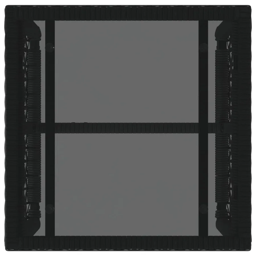 Ensemble de meubles d'extérieur 3 pcs Noir et Blanc - 7