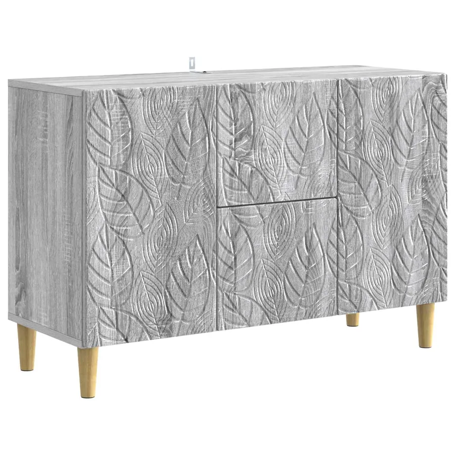 Buffet Sonoma gris 89 x 34,5 x 60 cm Bois d'ingénierie - 2