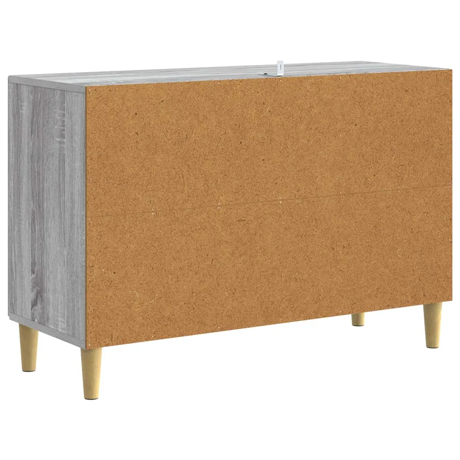 Buffet Sonoma gris 89 x 34,5 x 60 cm Bois d'ingénierie - 7