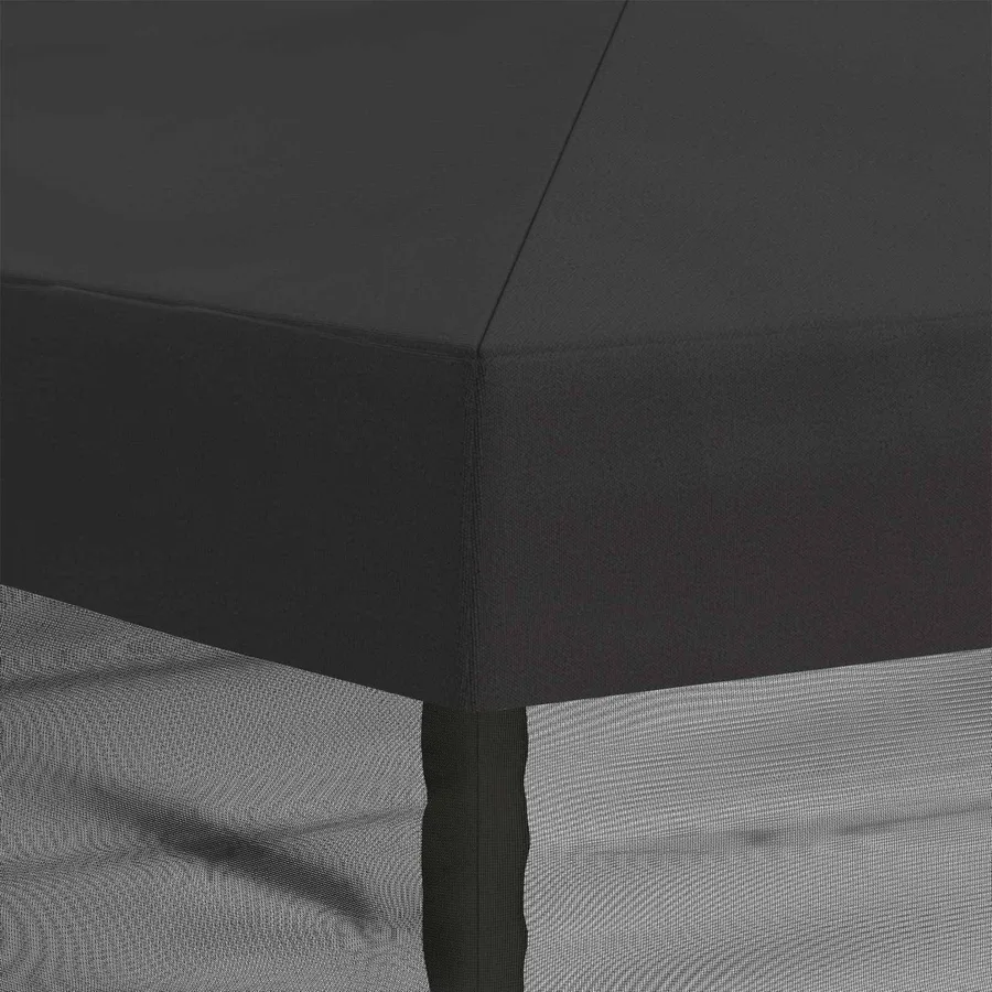 Housse de tonnelle avec murs latéraux 6 x 3 m Anthracite - 7
