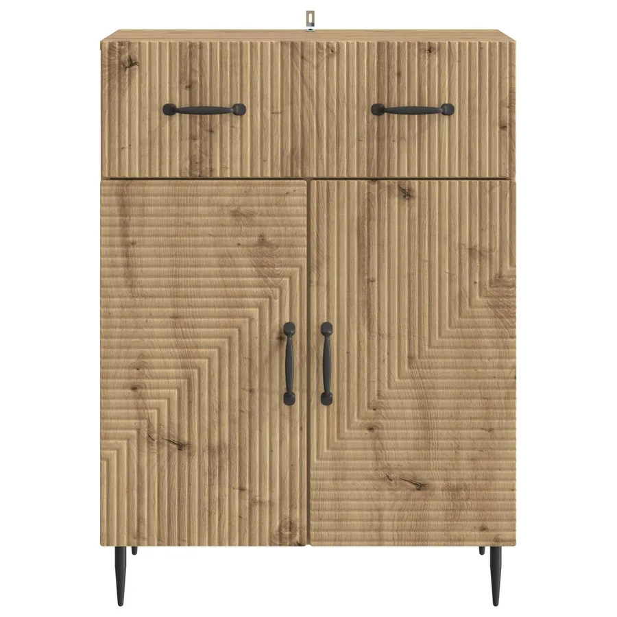 Buffet Chêne artisanal 66 x 34,5 x 89,5 cm Bois d'ingénierie - 6