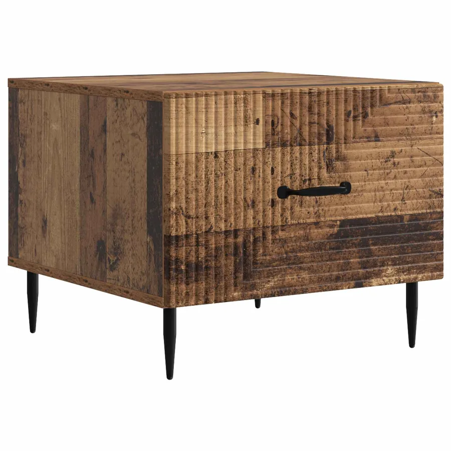 Table basse Bois ancien 49 x 50 x 40 cm Bois d'ingénierie - 2