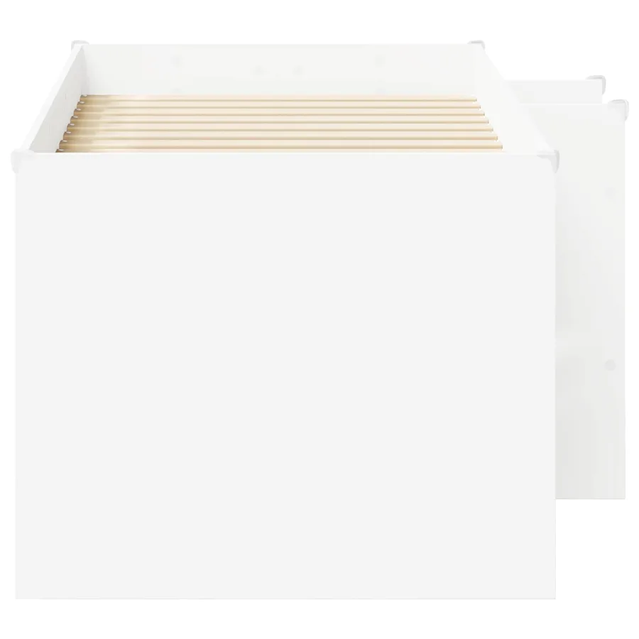 Cadre de Lit Élevé pour Enfants Blanc 80 x 160 cm - 5