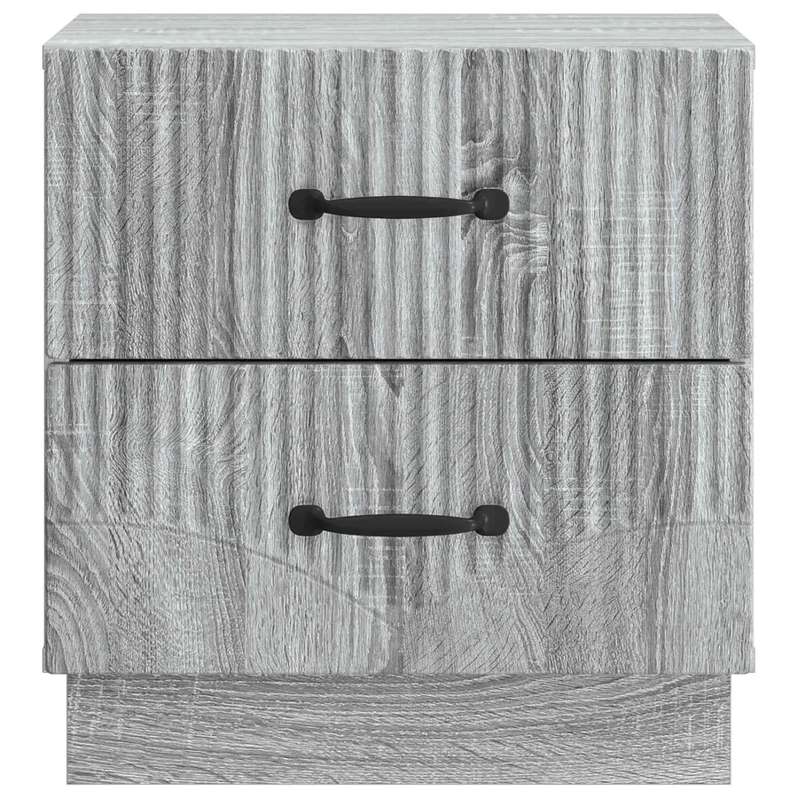 Cabinet de chevet avec tiroir Sonoma gris 43 x 34,5 x 44,5 cm - 5