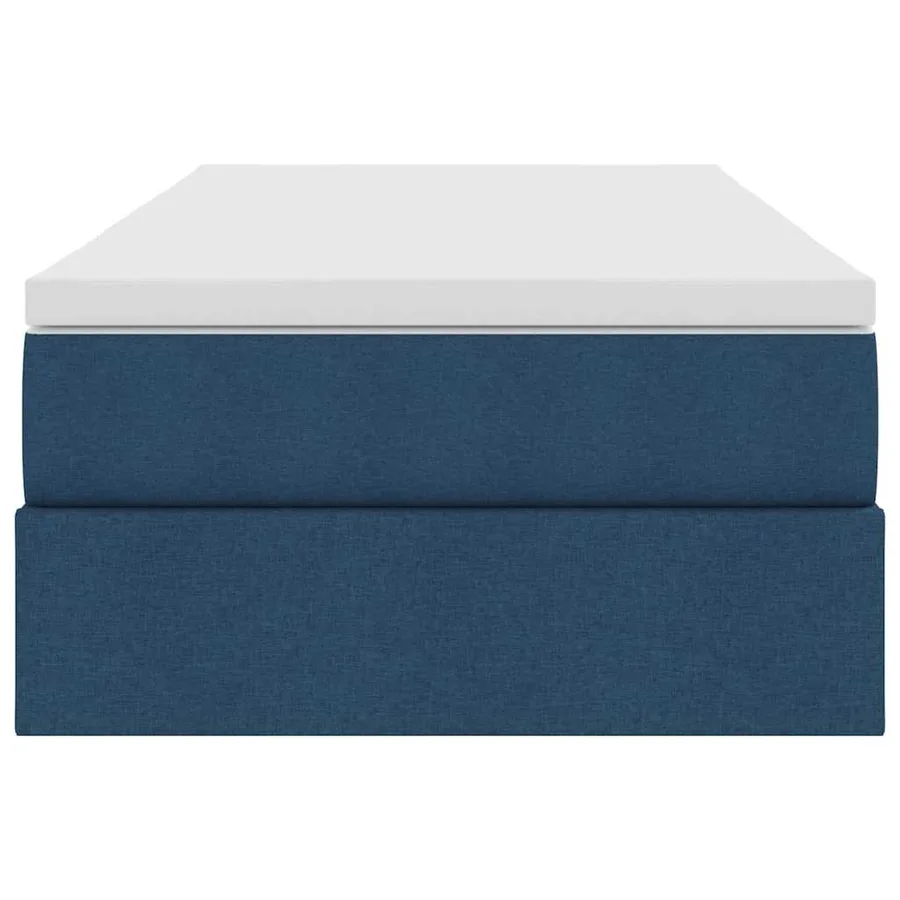 Lit avec rangement et matelas Bleu 90 x 200 cm Polyester - 7