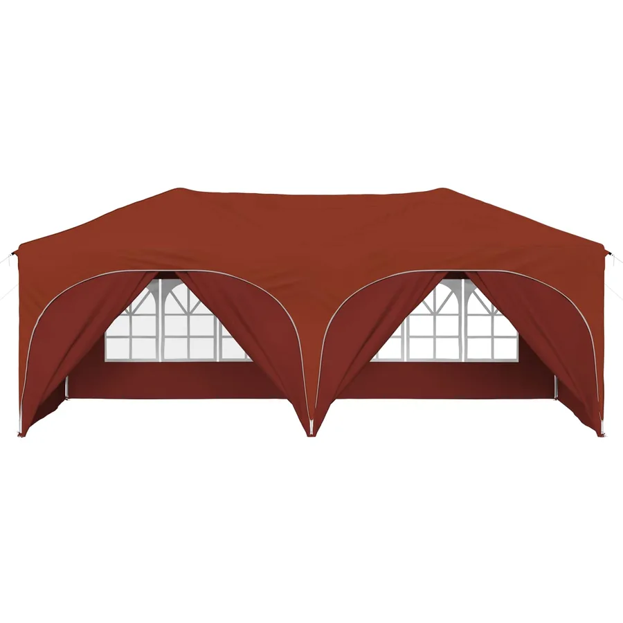 Tente de fête pop-up 575 x 288 x 245 cm Terre cuite - 6