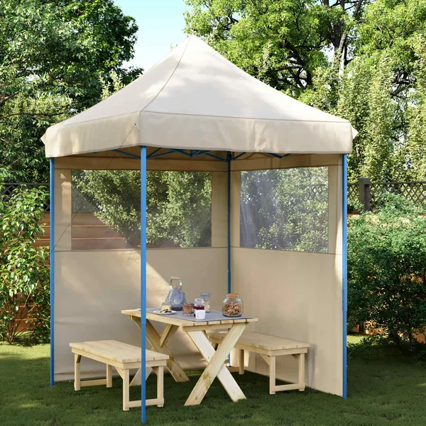 Tente de fête Beige 200 x 200 x 306 cm Tissu Oxford