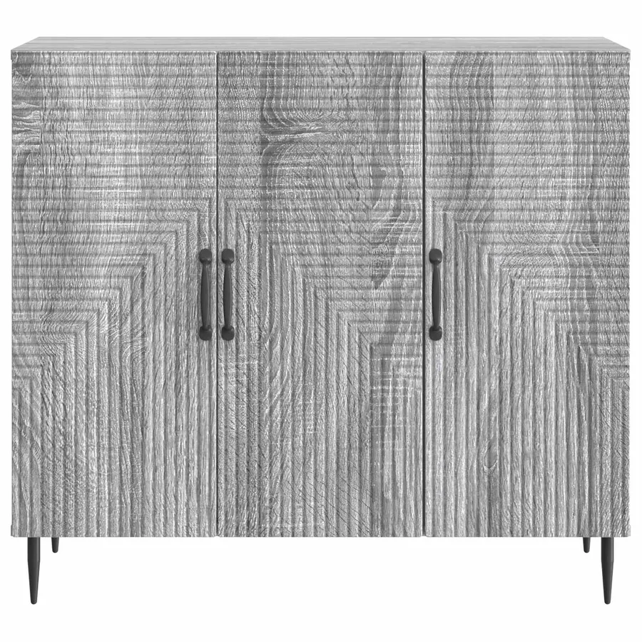 Buffet Sonoma gris 89 x 34,5 x 80 cm Bois d'ingénierie - 6