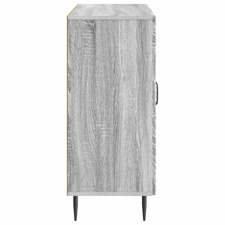 Buffet Sonoma gris 89 x 34,5 x 80 cm Bois d'ingénierie - 7