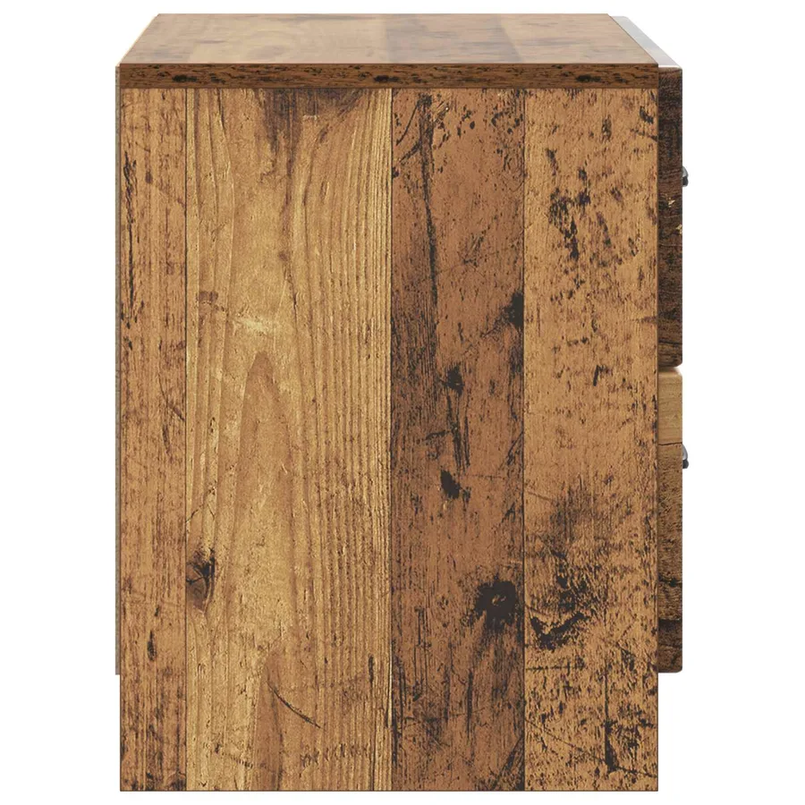 Cabinet de chevet avec tiroir Bois ancien 62 x 34,5 x 44,5 cm - 6