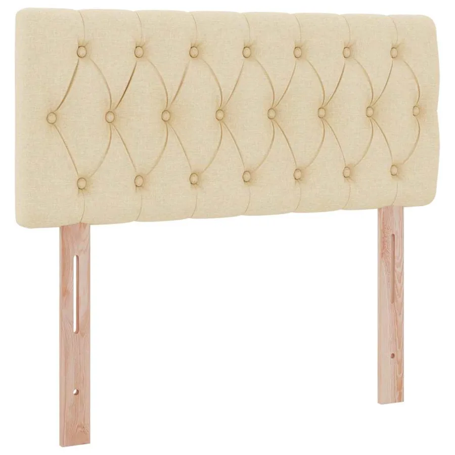 Lit avec rangement et matelas avec matelas Crème 90 x 190 cm - 9