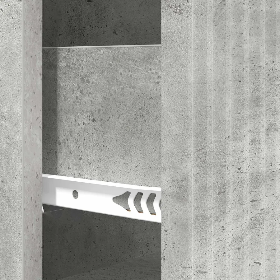 Armoire à tiroirs Gris béton 33 x 34,5 x 87 cm - 10